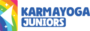 Karmayoga Junior Horizontal Logo Blue